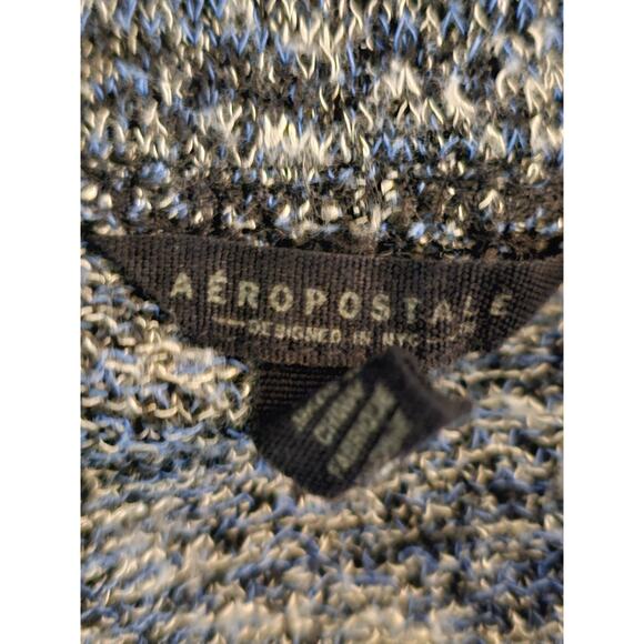 Aéropostale Womens Blue Open Hang Cardigan Sweater Size Large L - Picture 5 of 5